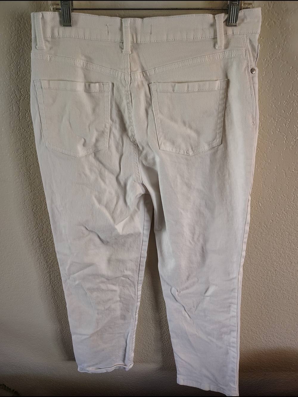 Gloria Vanderbilt White Ankle Jeans - Picture 3 of 3